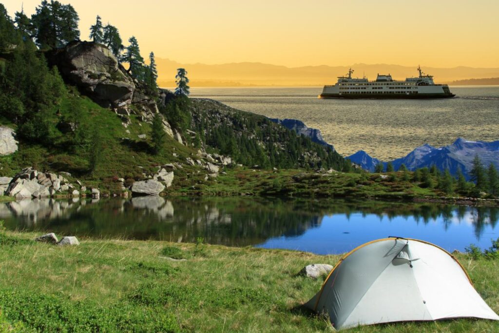 Campings in Engeland met de veerboot